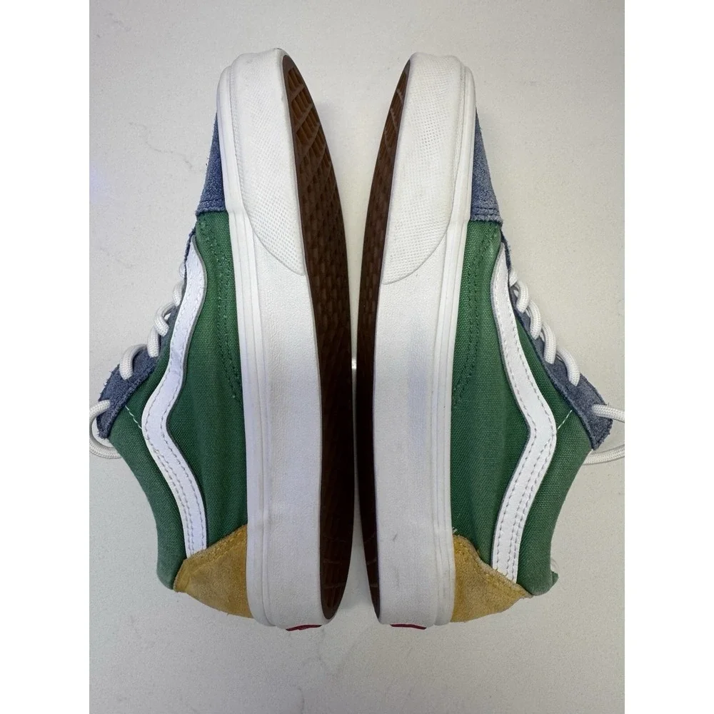 Vans Old Skool Yacht Club Shoes 5.5 W - 4 M Suede Canvas Color Block Colorful
